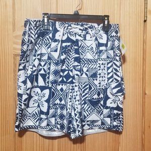 Men's Quicksilver swim trunks Medium NWT Blue/white